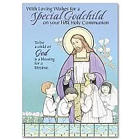 Special Godchild Communion Card