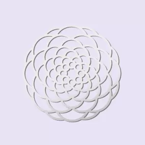 Stainless Steel Brooch - Dahlia