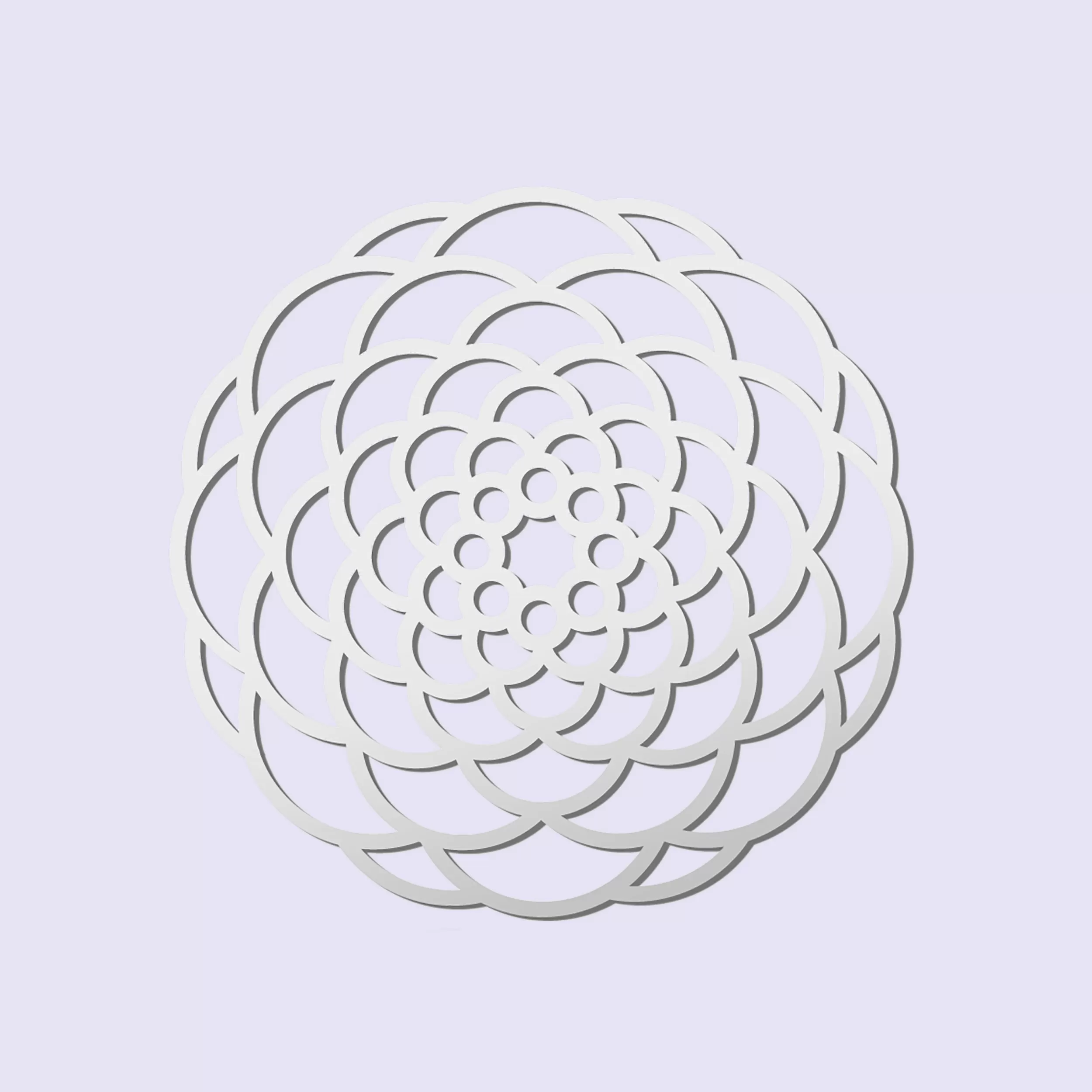 Stainless Steel Brooch - Dahlia