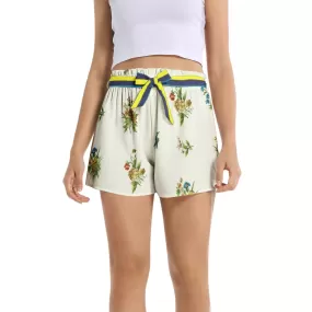 Summertime Collage Women's Belted Short