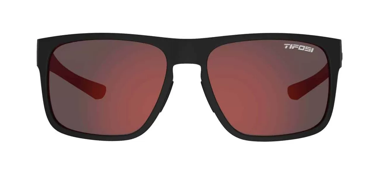 Tifosi Swick Sunglasses - Satin Black Crimson