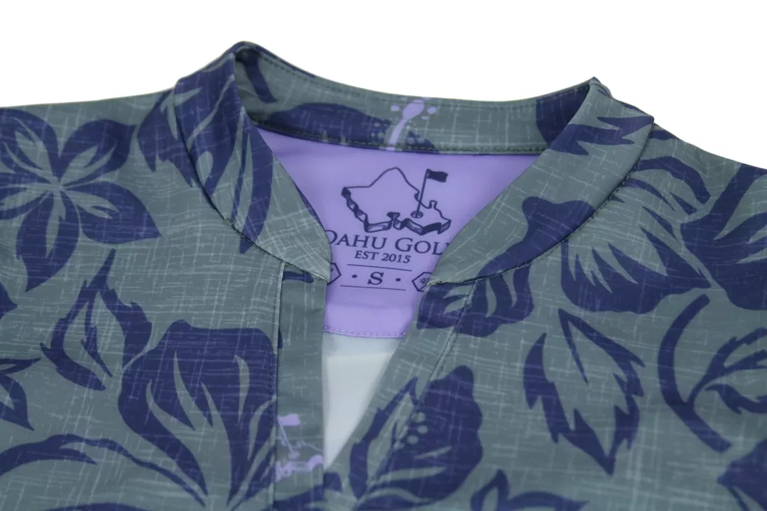 Ube Bloom - OGA Women's Polo - Graphite Ube