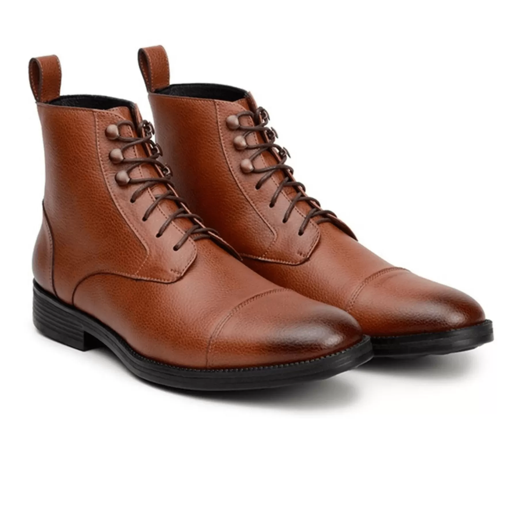 'Vellerti' classic vegan leather Chelsea by Vincente Verde -  brown