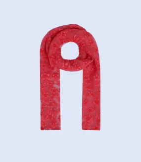 WA0840-RED-Scarf For Women