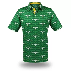 Wasters 3.0 Iwa Flock - OGA Men's Polo - Grass Green