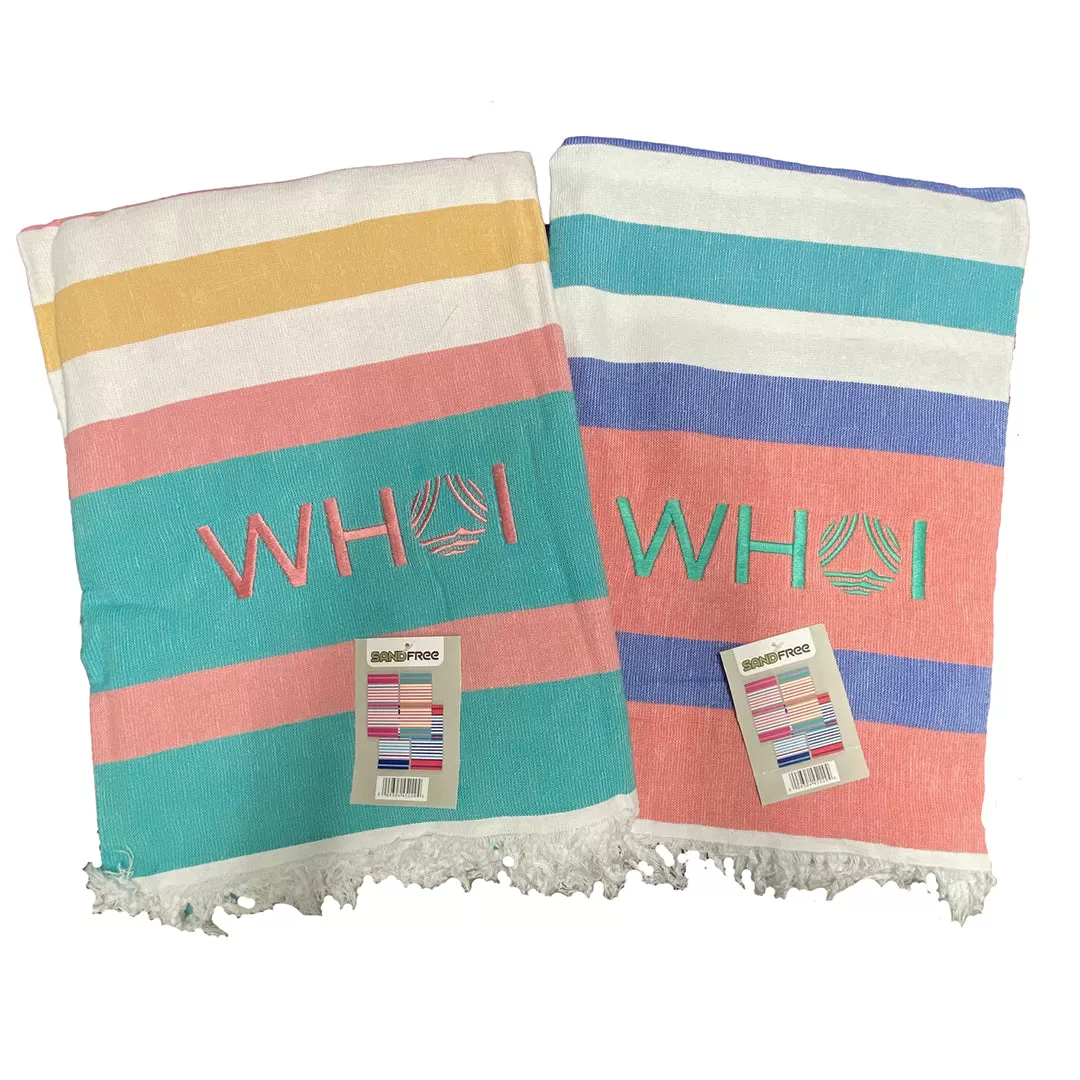 WHOI Logo Beach Towel