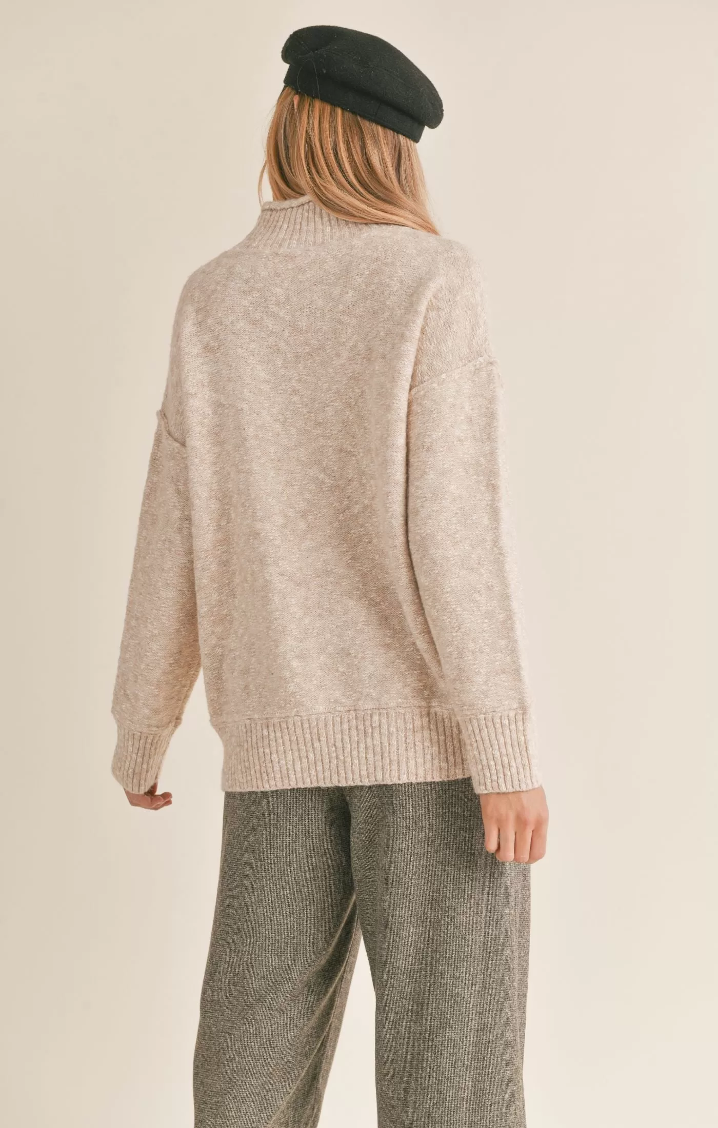 Wisteria Mock Neck Sweater