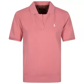 Womens Jersey Polo Shirt Desert Rose - 2024